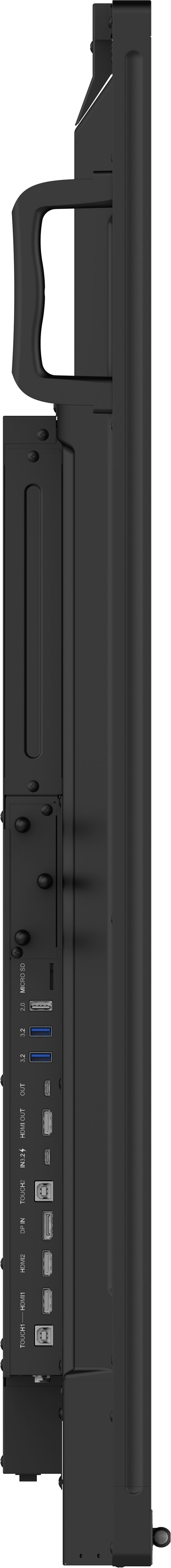 iiyama TE6515A-B1AG skilte display Interaktivt fladpanel 163,8 cm (64.5") Wi-Fi 550 cd/m² 4K Ultra HD Sort Berøringsskærm Indbygget processer Android