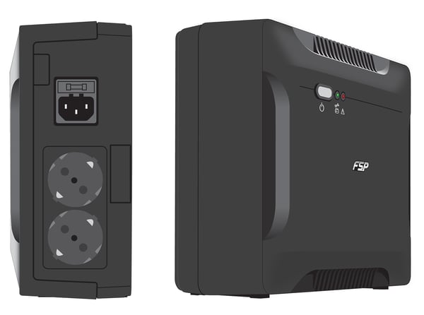FSP Nano 800 UPS-enhed Standby (offline) 0,8 kVA 480 W 2 AC stikkontakt(er)