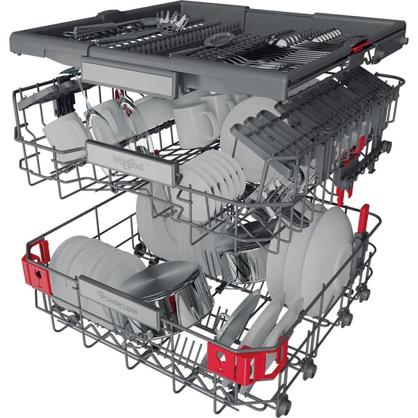 Whirlpool WIO 3O540 PELG Fuldt indbygget 14 kuverter