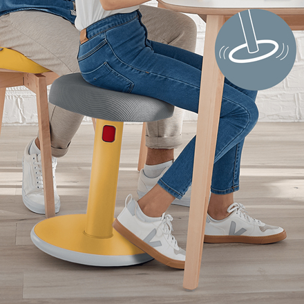 Leitz Ergo Cosy Active Sid-stå balancestol 2 i 1