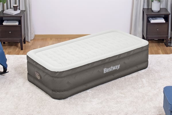 Bestway 69048 / 23 luftmadrass Enkelmadrass Grå, Vit Unisex