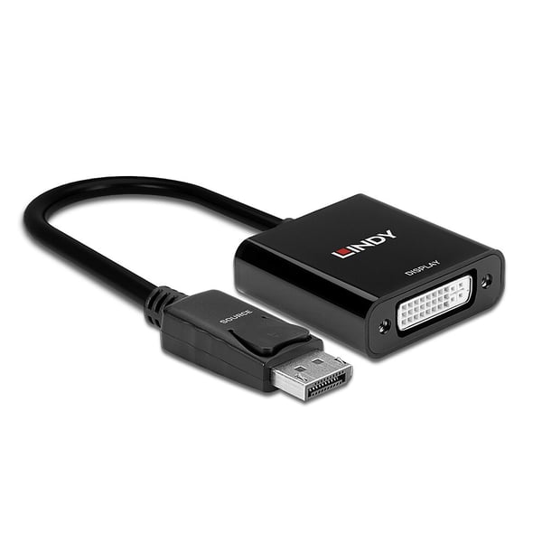 Lindy 41734 videokabel adapter Sort