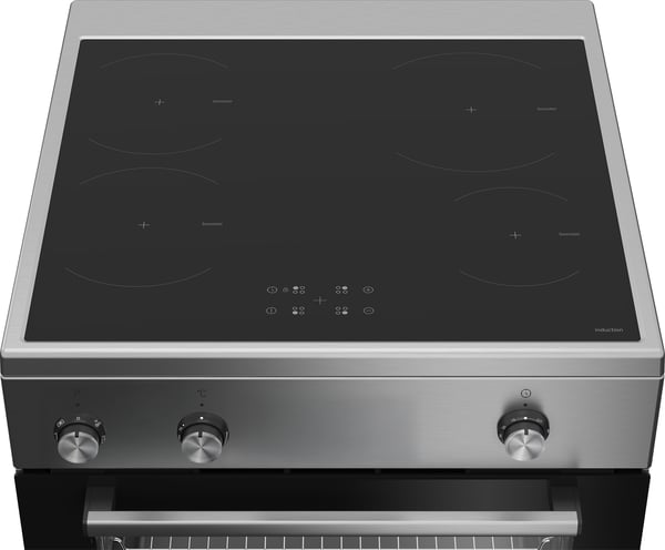 Beko FBE69100X Fritstående komfur Elektrisk Zone induktionskogeplade Rustfrit stål