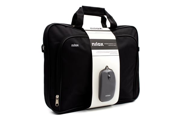 Nilox NXMOS4156BK väskor bärbara datorer 39,6 cm (15.6") Portfölj Svart