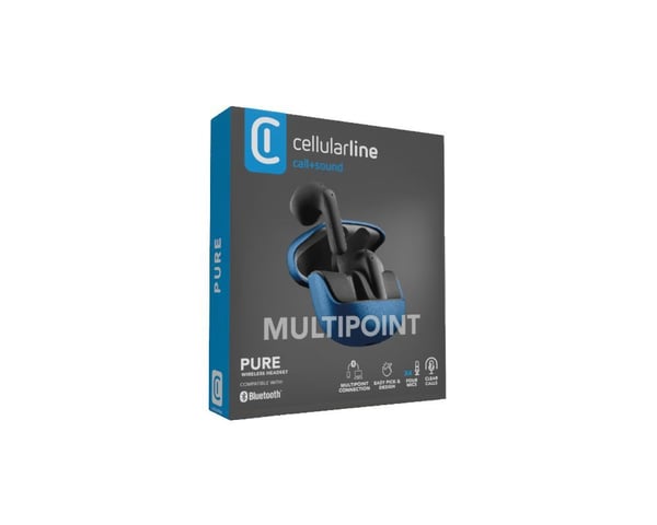Cellularline 8018080490545 Headset True Wireless Stereo (TWS) I öra Samtal/musik Bluetooth Svart