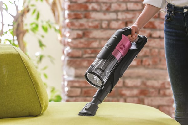 Hoover HF920H 011 2-i-1 stangstøvsuger Batteri Dry EPA Poseløs 0,7 L Rose, Lyserød