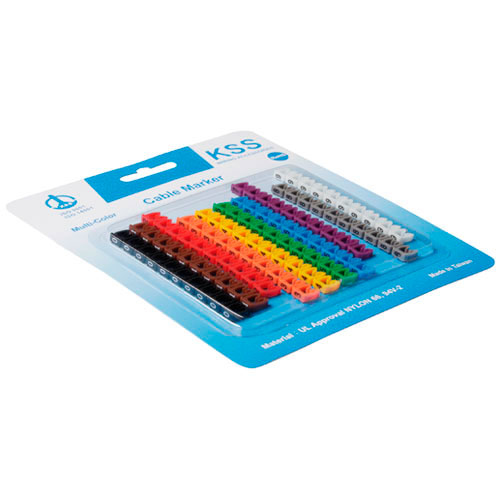ACT FA1500 kabelmarkör Svart, Blå, Brun, Grön, Grå, Orange, Röd, Violett, Vit, Gul 100 styck ACT FA1500 kabelmarkör Svart, Blå, Brun, Grön, Grå, Orange, Röd, Violett, Vit, Gul 100 styck