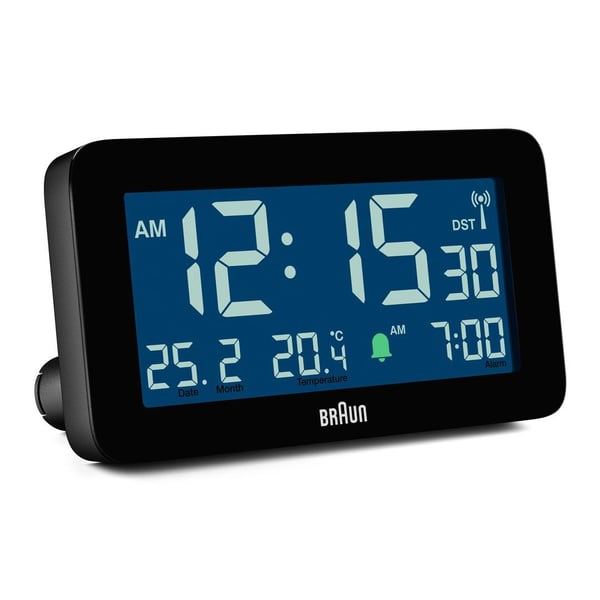 Braun BC10 Digital väckarklocka Svart