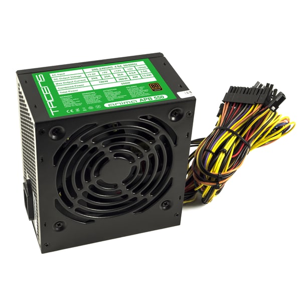Tacens Anima APB550 strömförsörjningsenheter 550 W 20+4 pin ATX Svart