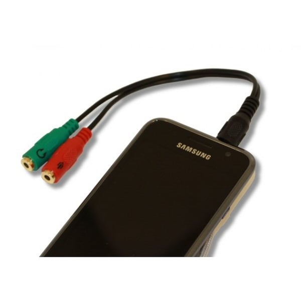 Techly ICOC 11-SB-HP lydkabel 0,15 m 3.5mm Sort