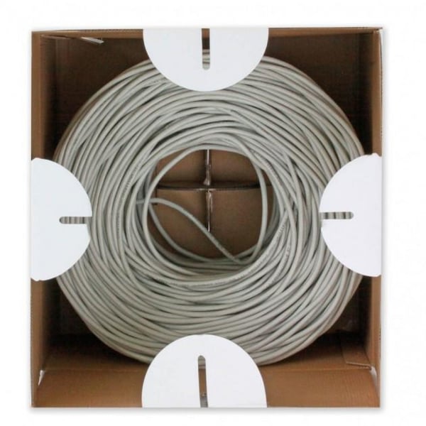 Techly ITP9-FLU-0305 nätverkskablar Grå 305 m Cat6 U/UTP (UTP)