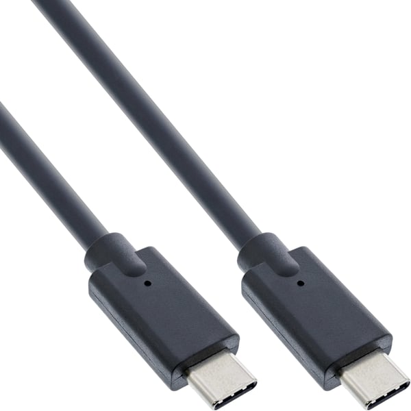 InLine 35702A USB-kabel USB 3.2 Gen 2 (3.1 Gen 2) 2 m USB C 20 Gbit/sek. 100 W Sort
