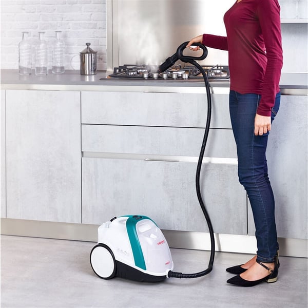 Polti Vaporetto Smart 100_T Cylinderångtvätt 1500 W Blå, Vit