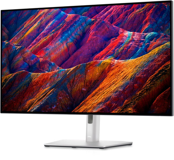 DELL UltraSharp U3223QE tietokoneen litteä näyttö 80 cm (31.5") 3840 x 2160 pikseliä 4K Ultra HD LCD Hopea