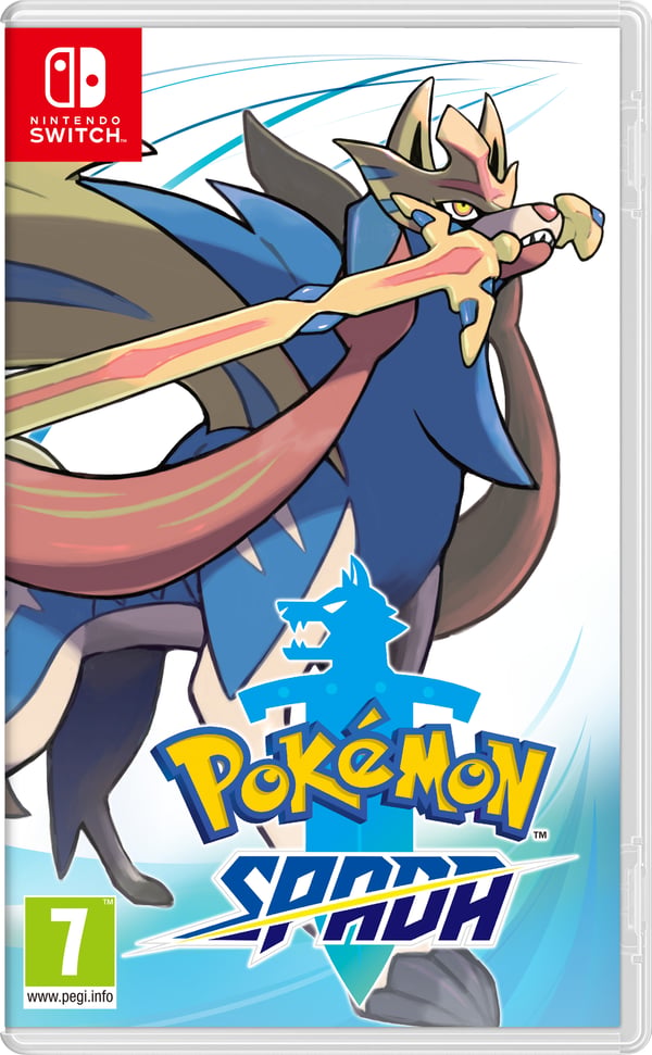Nintendo Pokémon Spada Vakio Yksinkertaistettu kiina, Perinteinen kiina, Saksa, Englanti, Espanja, Ranska, Italia, Japani, Korea Nintendo Switch
