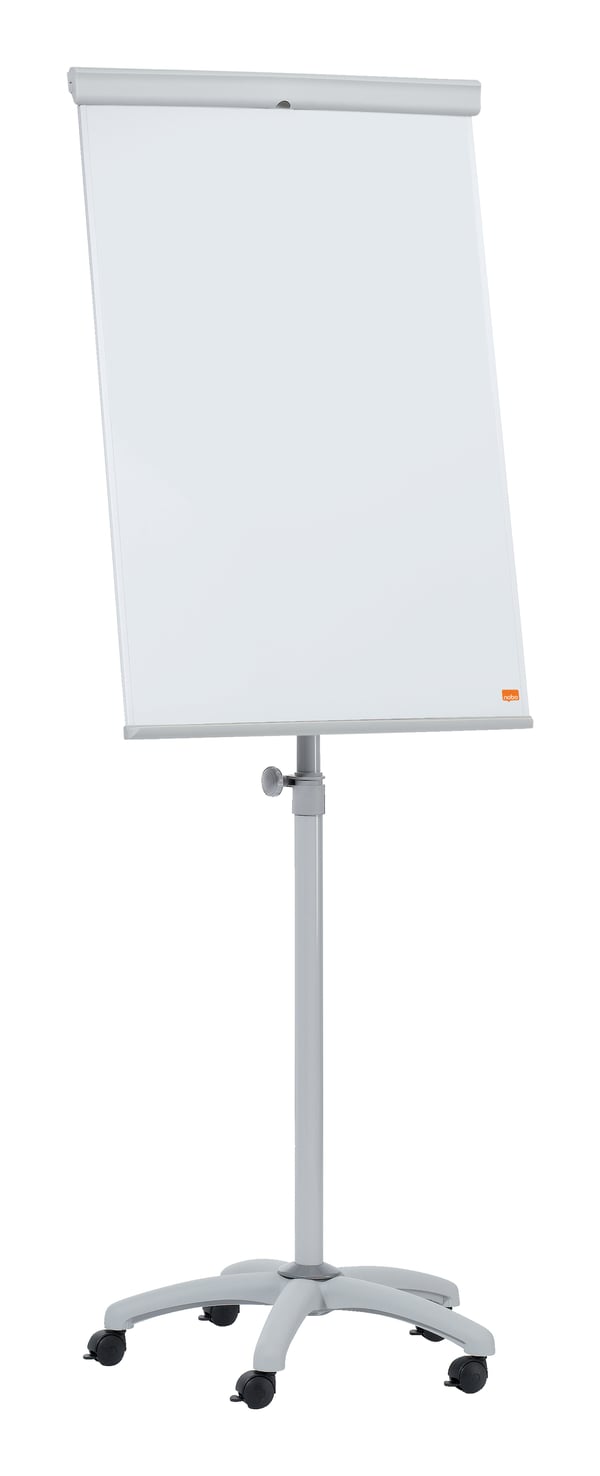 Nobo Essence mobil flipover med magnetisk stål whiteboardtavle