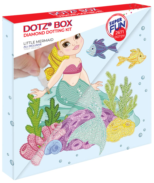 Diamond Dotz -kirjonta, Dotz box Diamond Mosaic Pieni merenneito DBX016
