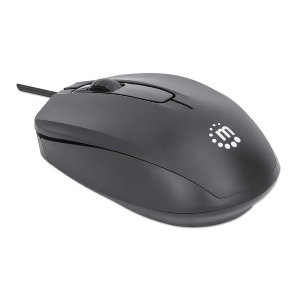 Manhattan Mouse MANHATTAN Comfort II Optisk USB-mus sort