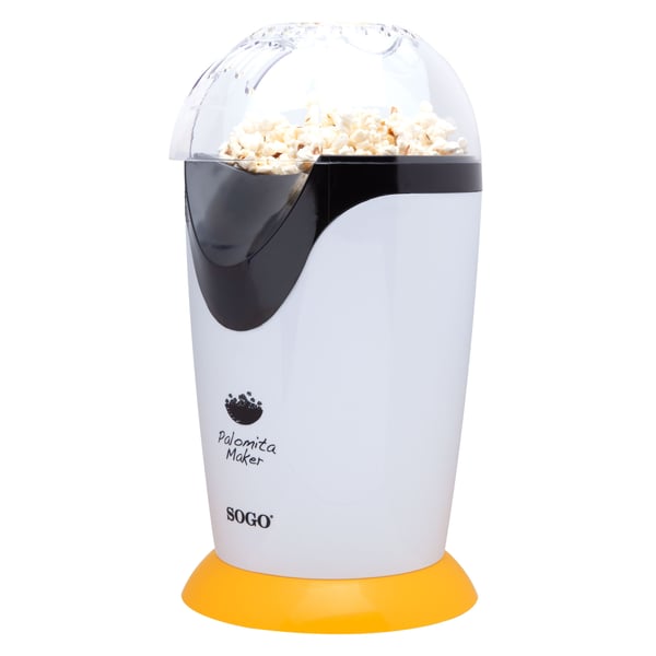 Sogo PAL-SS-11320-Y popcornmaskine Sort, Hvid 3 min. 1200 W