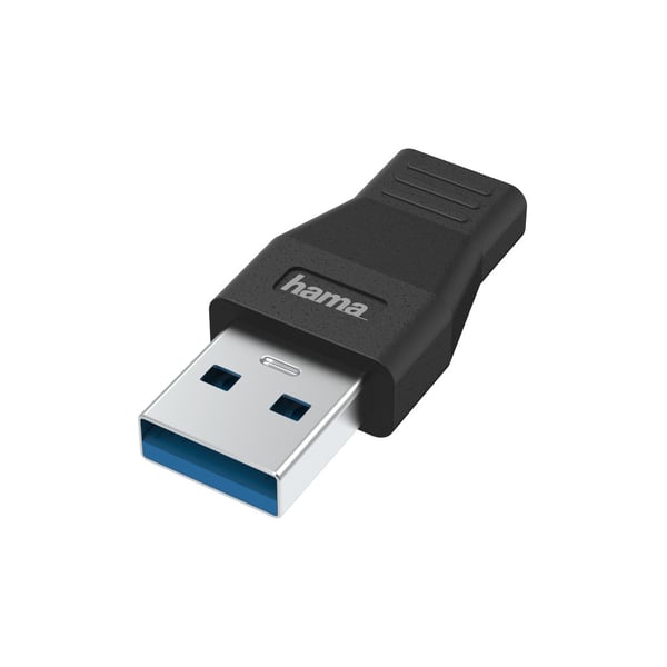 Hama 00200354 kabel kønsskifter USB Type-A USB Type-C Sort