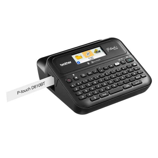 Brother PT-D610BTVP etiketprinter Termisk overførsel 180 x 360 dpi 30 mm/sek. Kabel & trådløs TZe Bluetooth