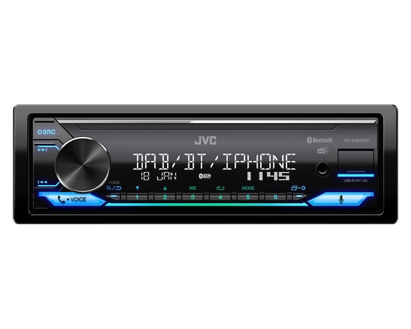 JVC KD-X482DBT Musta 200 W Bluetooth