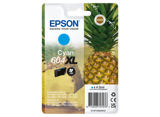 Epson Singlepack Cyan 604XL Ink Epson Singlepack Cyan 604XL Ink