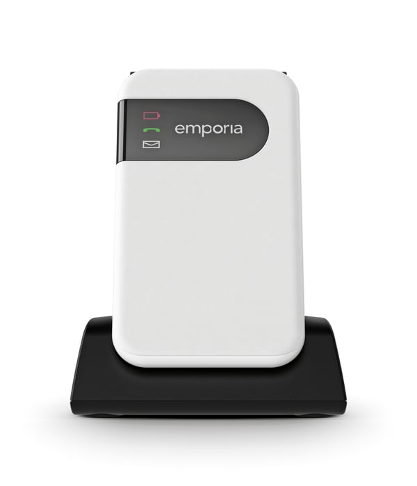 Emporia SIMPLICITYglam 7,11 cm (2.8") 106 g Valkoinen Senioripuhelin