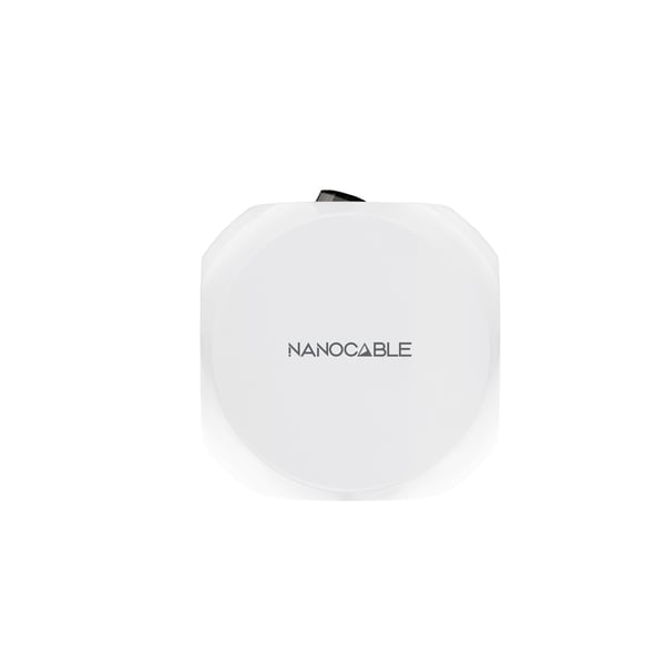 Nanocable 10.37.0001 oplader til mobil enhed Universel Hvid Vekselstrøm Indendørs