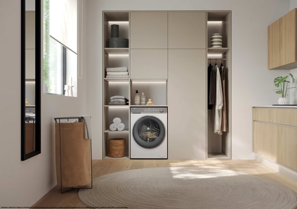 Haier HW100-B14367U1 vaskemaskine Front-læsning 10 kg 1400 rpm Hvid