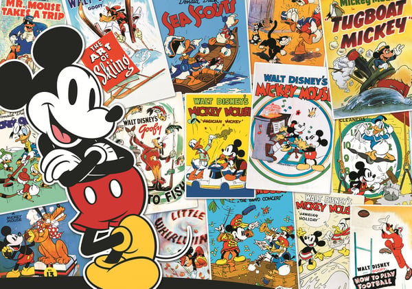 Trefl Disney: Mickey Mouse Puzzle 1000 Puslespil 1000 stk Tegnefilm