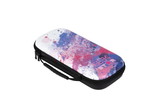 Konix 61881114935 transportabel spillekonsol etui Cover Nintendo Vinyl Lyserød, Lilla, Hvid