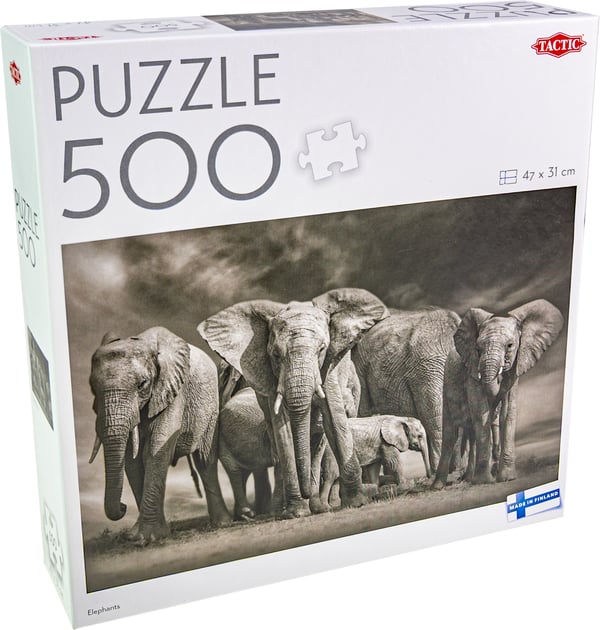 Tactic Lovers Elephants Kuviopalapeli 500 kpl Eläimet