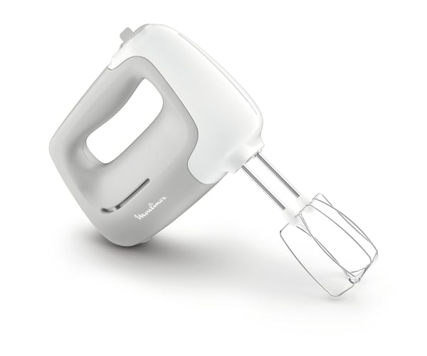 Moulinex PowerMix HM450B Handmixer 450 W Grå, Vit