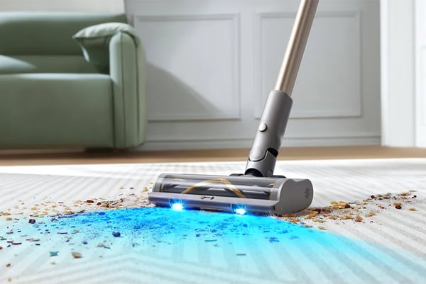 Dreame Z10 2-i-1 stangstøvsuger Batteri Dry Skum, mikro Poseløs 0,5 L 481 W Beige 2900 At