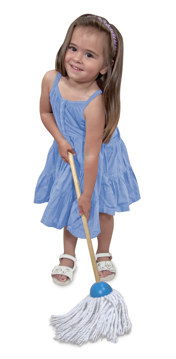 Melissa & Doug Let's Play House! Cleaning Set: Dust, Sweep, Mop!