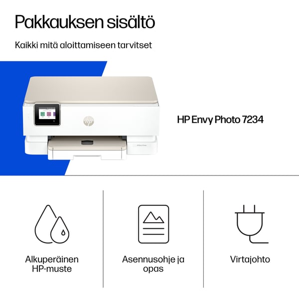 HP ENVY Photo Envy 7234 Langaton All-in-One Väri Tulostin