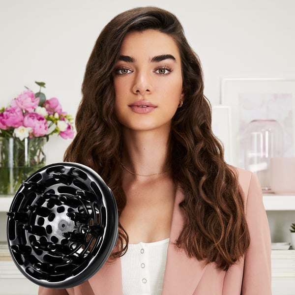 Bellissima Air Wonder 8 in 1 Varmluftsborste Varm Guld, Vit 1000 W 1,8 m