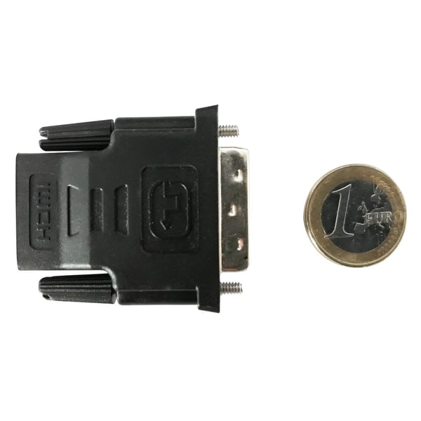 Techly DVI-D - HDMI M/F Sort