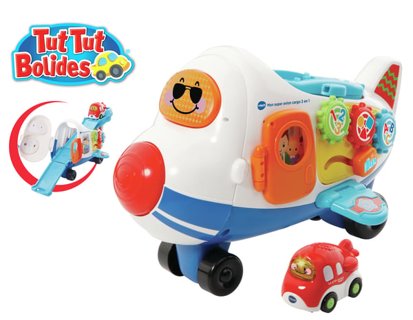 VTech Tut Tut Bolides Mon super avion cargo 2 en 1