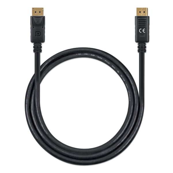 Manhattan 355568 DisplayPort kabel 1 m Sort