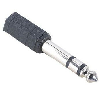 Hama Audio Adapter 3,5 mm Female Jack Stereo - 6,3 mm Male Plug Stereo 3.5 mm F 6.3 mm M Sort Hama Audio Adapter 3,5 mm Female Jack Stereo - 6,3 mm Male Plug Stereo 3.5 mm F 6.3 mm M Sort