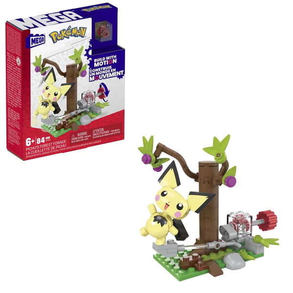 MEGA Pokémon Pichu samlar mat i skogen