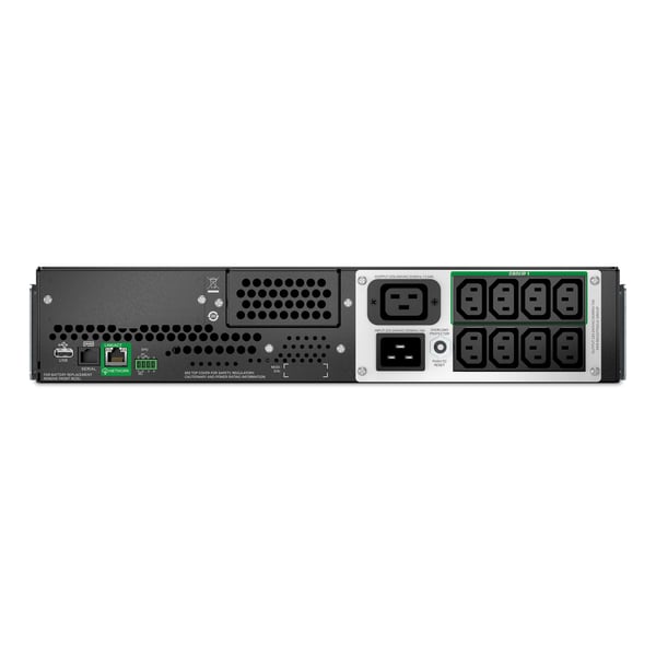 APC SMTL2200RMI2UC UPS-enhed Interaktivt indgangsstik 2,2 kVA 1980 W 10 AC stikkontakt(er)