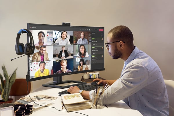 Philips 40B1U6903CH - 6000-serien - LED-skärm - böjd - USB - 100,9 cm (39,7\")