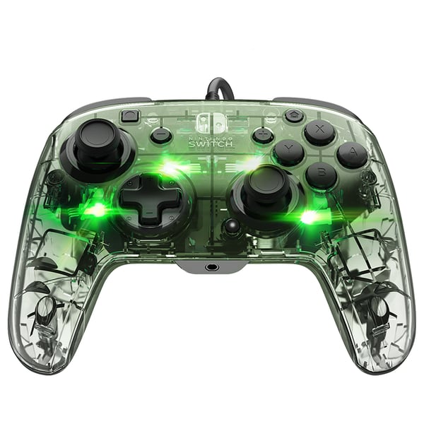 PDP Afterglow Deluxe+ Transparent USB Spelplatta Analog / Digital Nintendo Switch, Nintendo Switch OLED PDP Afterglow Deluxe+ Transparent USB Spelplatta Analog / Digital Nintendo Switch, Nintendo Switch OLED