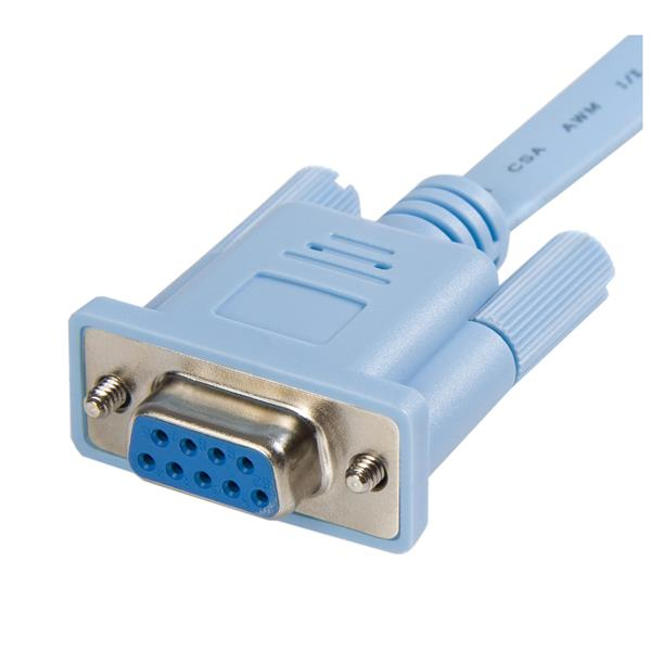 StarTech.com RJ45 till DB9 Cisco konsolhanteringsrouterkabel, 1,8 m - M/F