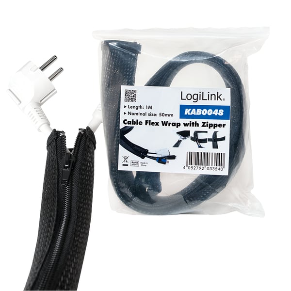 LogiLink KAB0048 kabelbakke Sort
