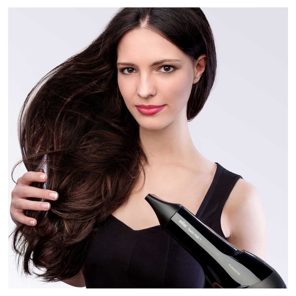 Braun Satin Hair 7 HD 780 hårtørrer 2000 W Sort