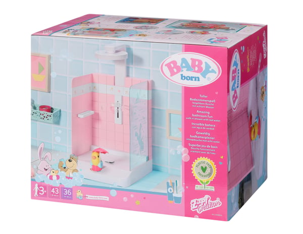 BABY born Bath Walk in Shower Dukke badeværelse